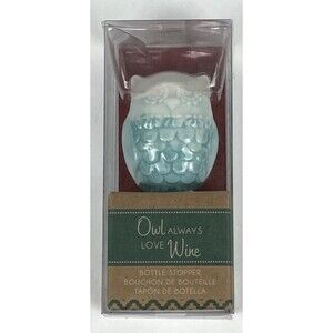 NEW Kate Aspen Owl Always Love Wine Bottle Stopper